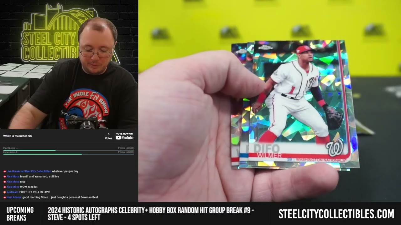 2019 Topps Chrome Sapphire Edition Baseball Box Random Division