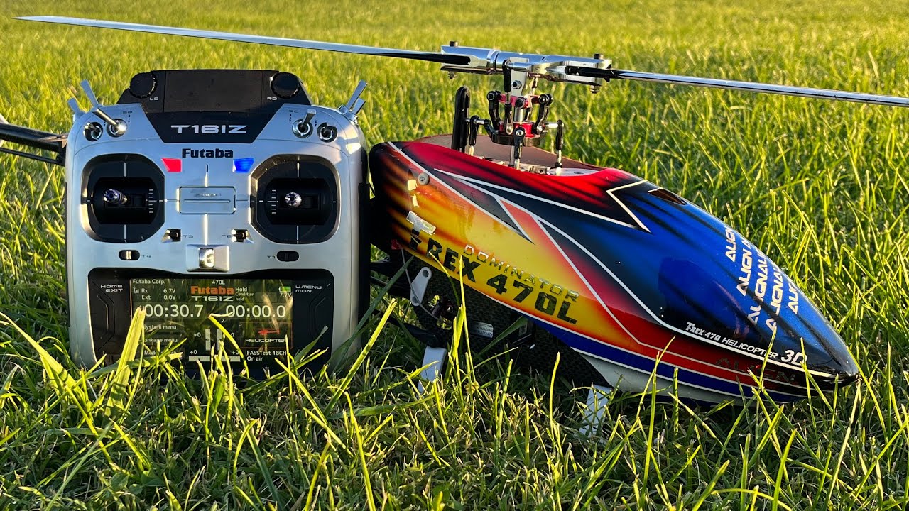 Align Trex 470LM flight - YouTube アライン（ALIGN) T-REX470LM