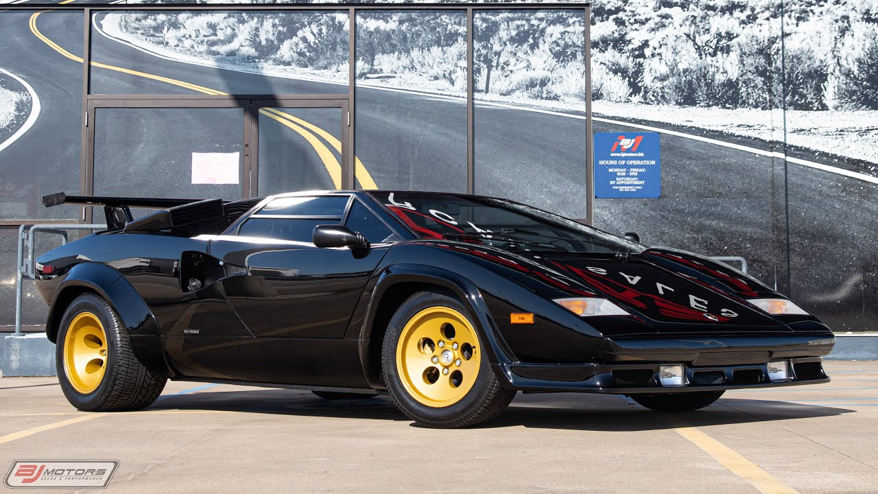 1987 Lamborghini Countach LP5000 QV - YouTube