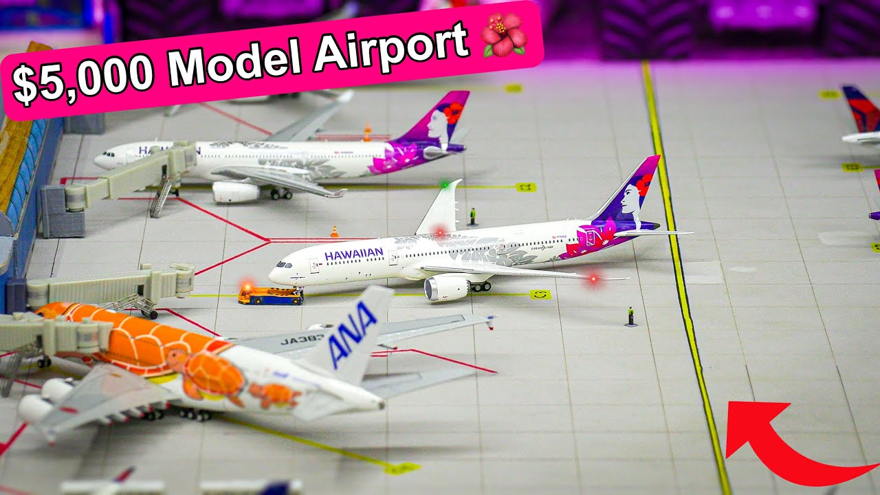 Miniature Replica: Gemini Jets Honolulu Model Airport in 1:400