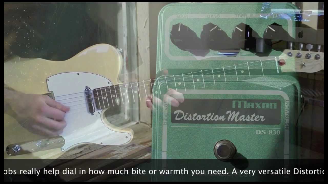 Maxon DS-830 Distortion Master pedal - YouTube