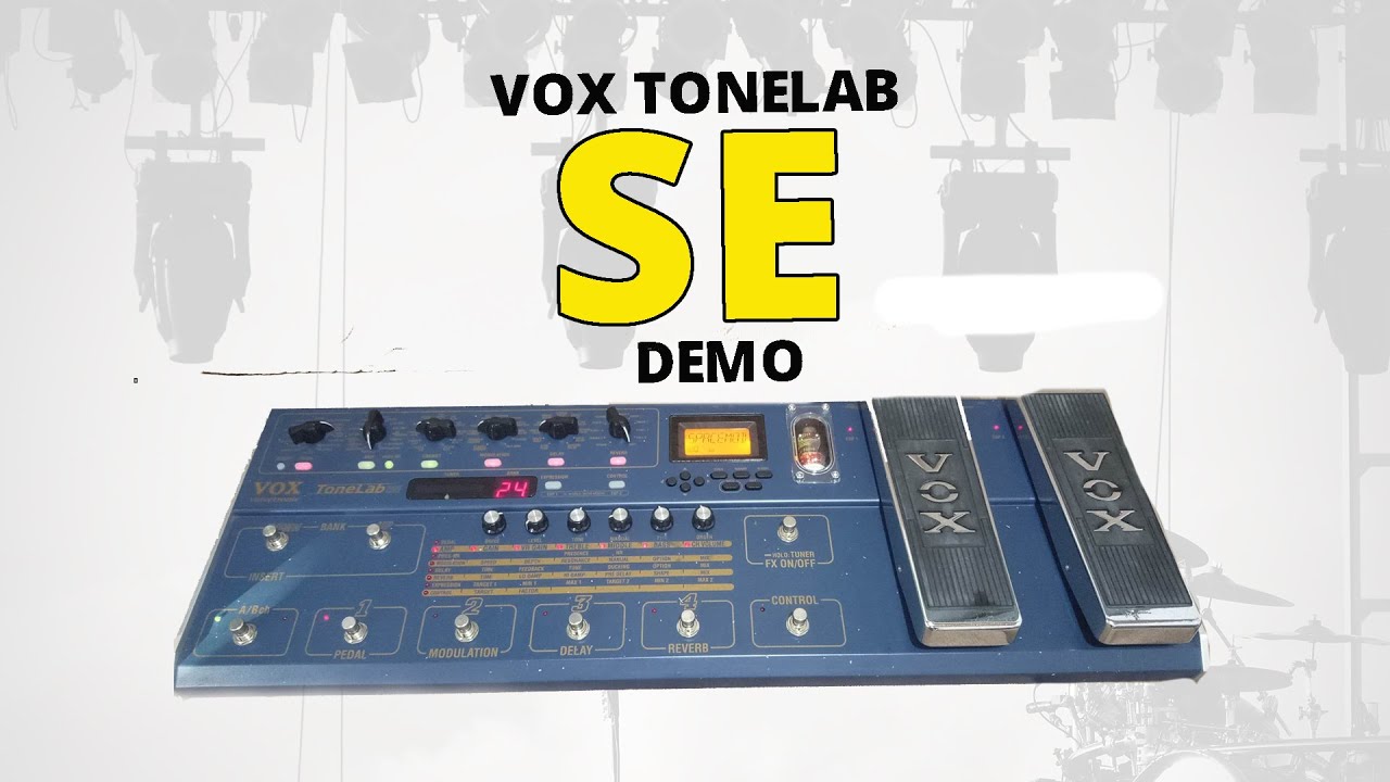Vox Tonelab SE Guitar Multi-effects Demo - YouTube