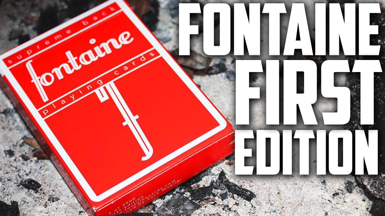 トランプ fontaine F.T.P red playing cards Fontaine FTP Red Playing