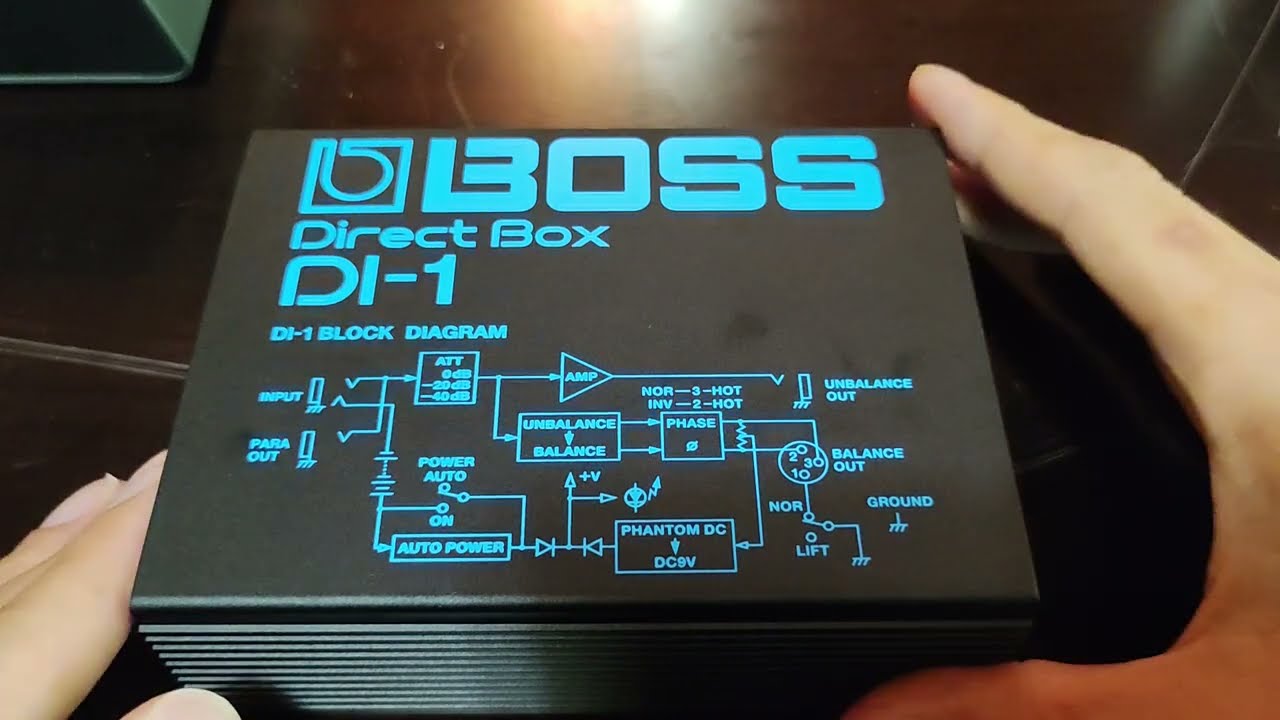 音響機器を解説】BOSS DI-1の性能と使い方 - YouTube