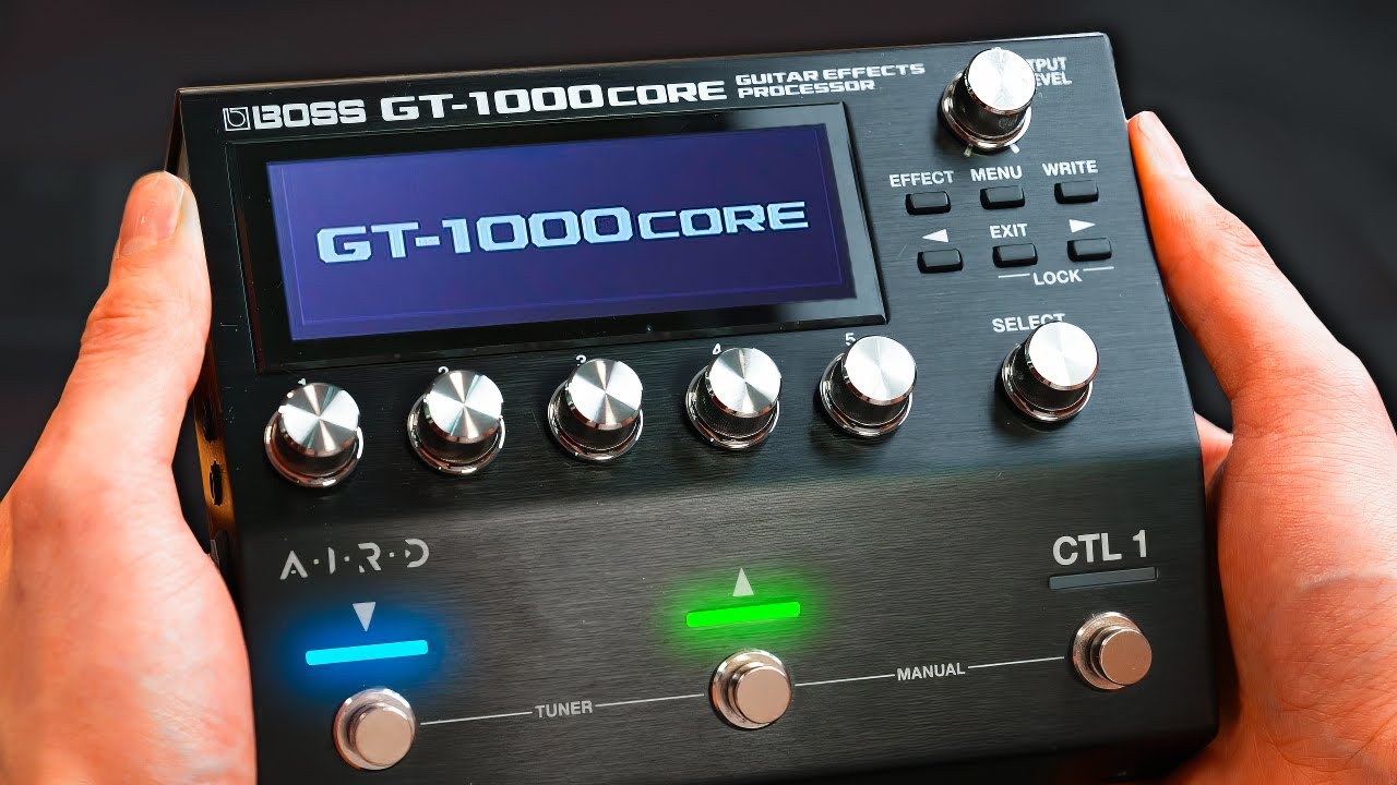 Boss GT-1000Core & Boss FS-7 Footswitch Setup & Assign Settings