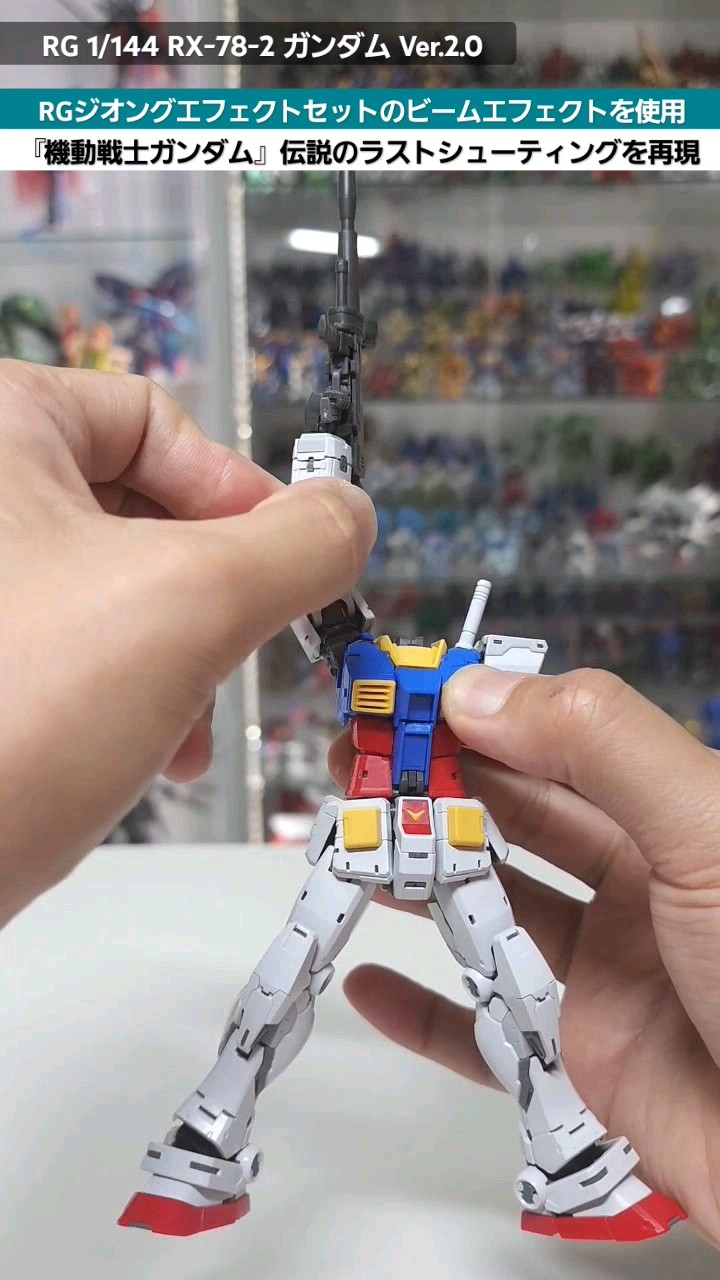 RGジオングエフェクトセットとRX-78-2ガンダムVer.3.0の 2セット RG