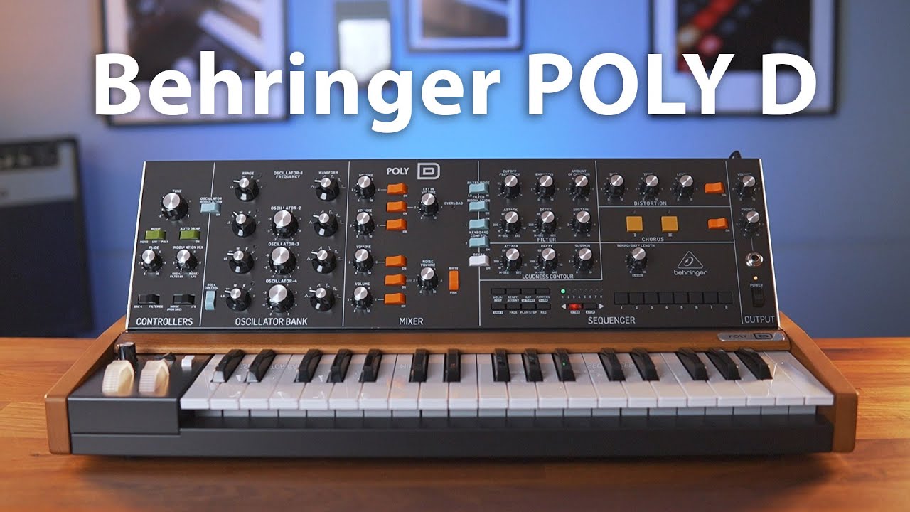 Behringer POLY D アナログシンセサイザー Behringer POLY D」の音が