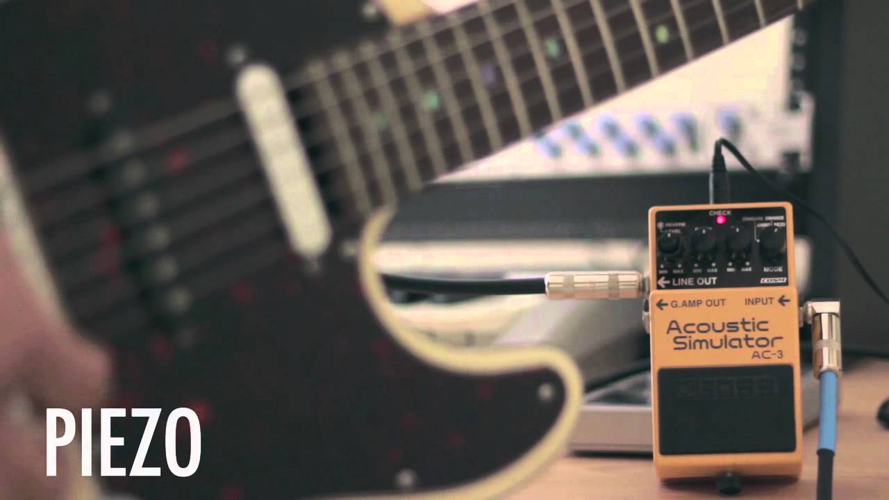 Boss AC-3 Acoustic Simulator Demo - YouTube