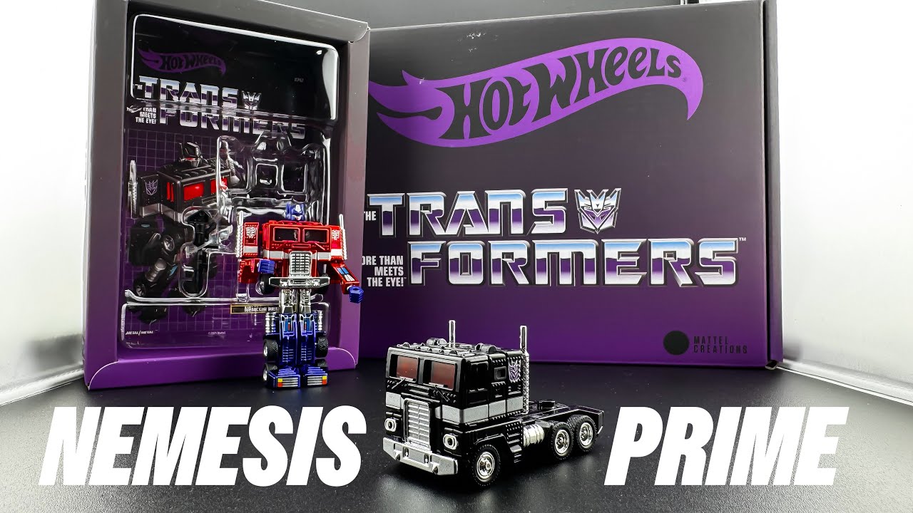 FIRST LOOK: Hot Wheels Transformers Nemesis Prime UNBOXING - YouTube
