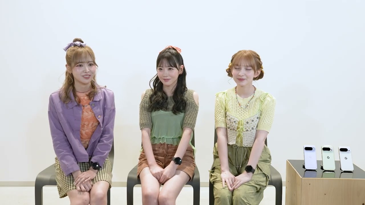 FRUITS ZIPPER・仲川瑠夏、櫻井優衣、早瀬ノエル出演／au 新CM「Google