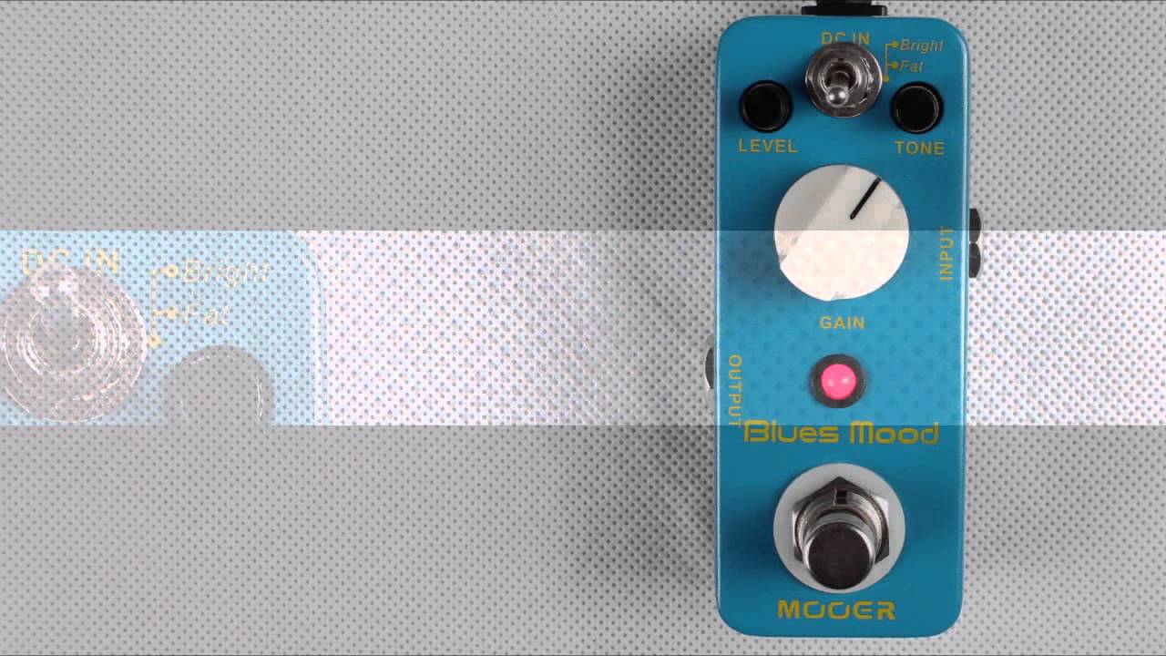 Mooer Blues Mood Blues Drive Micro Pedal - YouTube