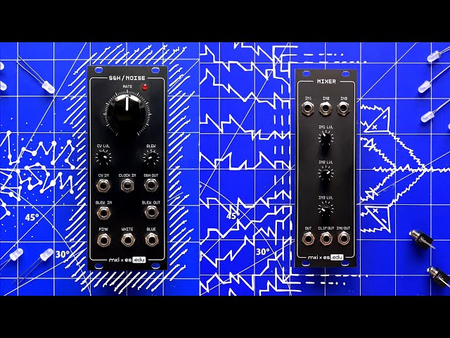 Introducing the mki x es.edu DIY S&H/Noise and Mixer kits - YouTube