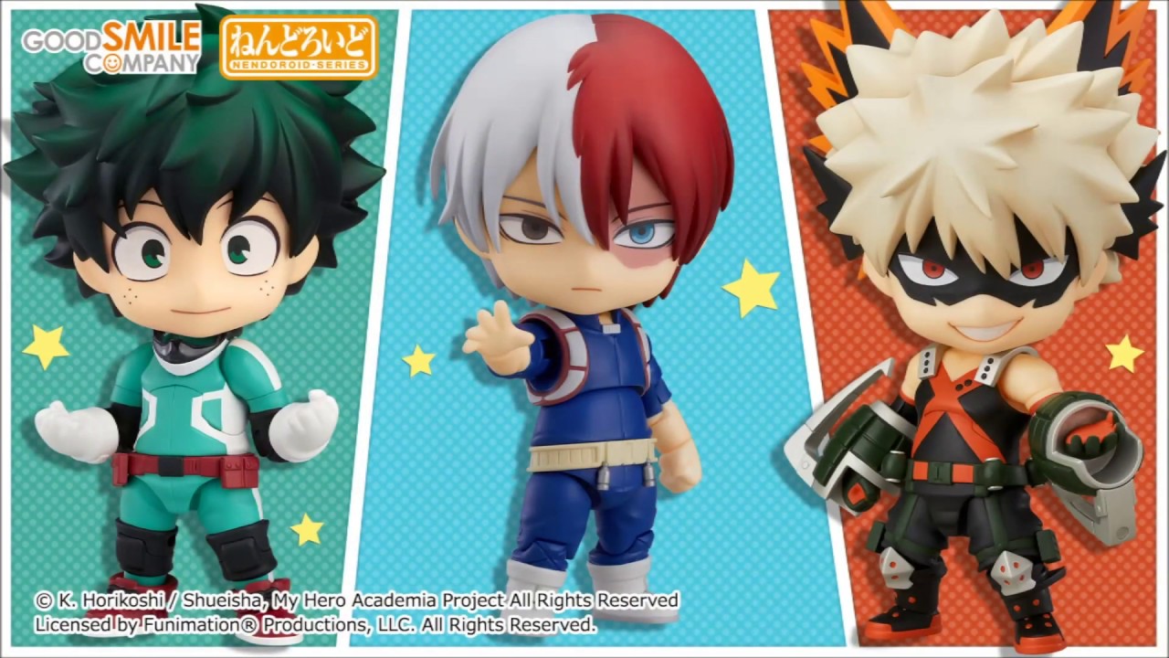 僕のヒーローアカデミア ねんどろいどフィギュアセット 緑谷出久 爆豪