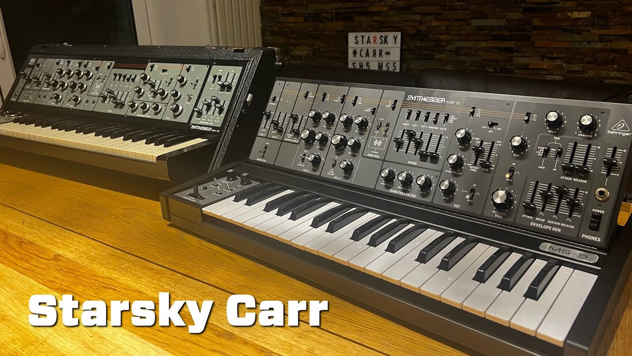 Behringer MS-5 v Roland SH 5 // The Comparison - YouTube