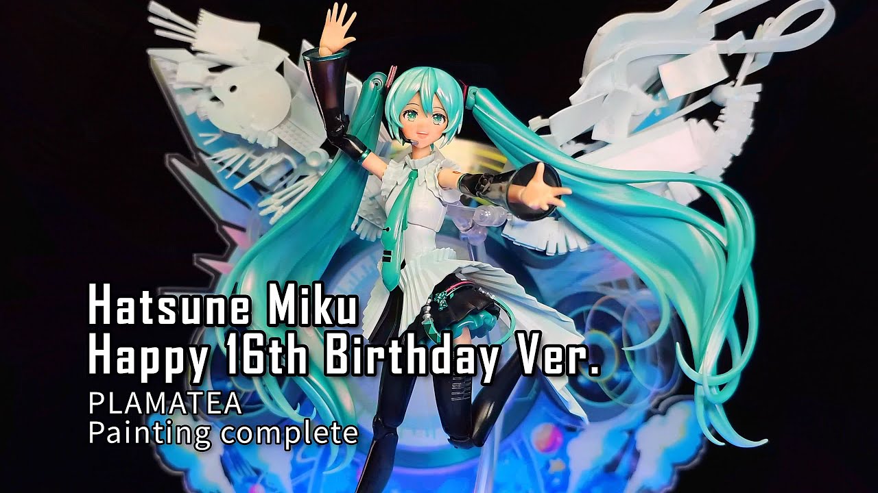 PLAMATEA Hatsune Miku: Happy 16th Birthday Ver. Painting Complete