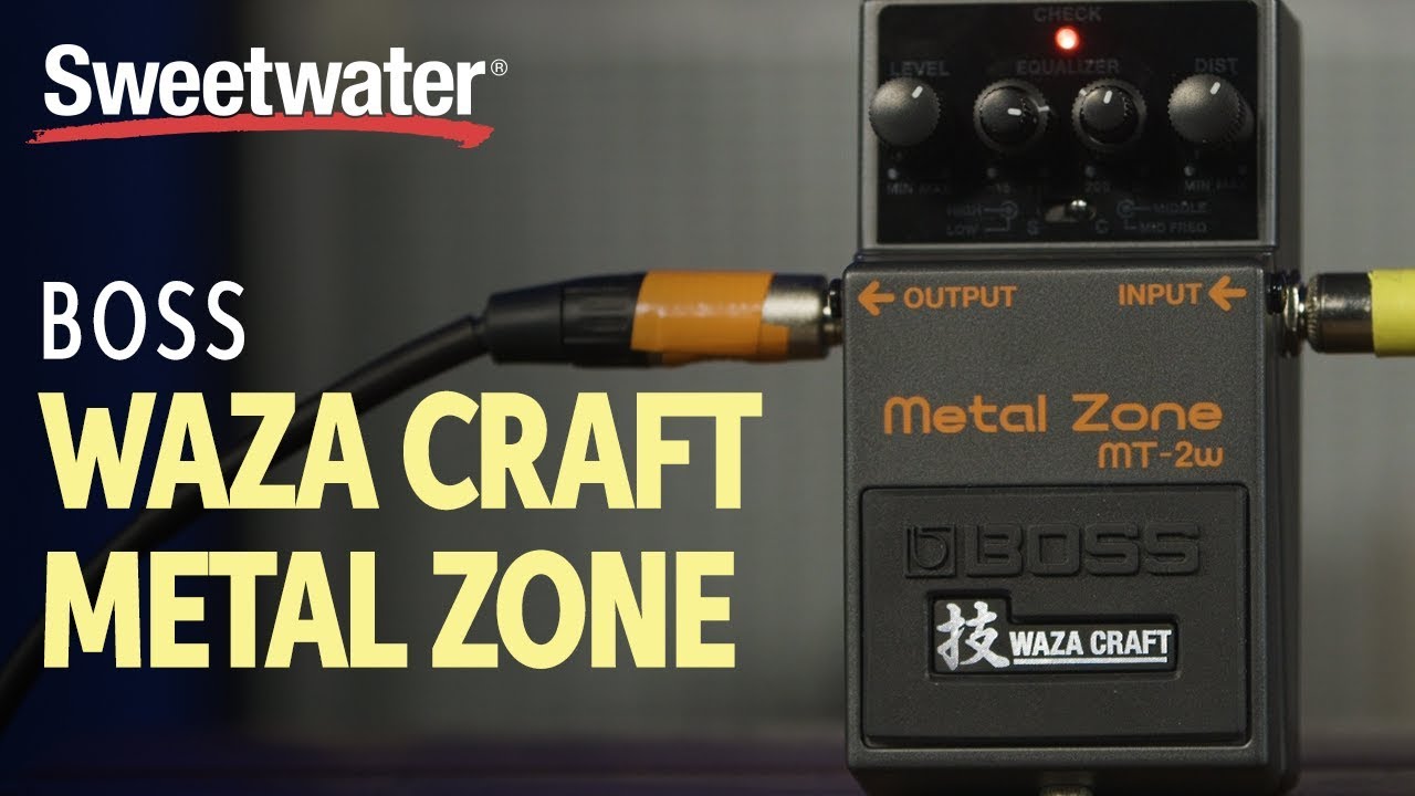 BOSS MT-2w Waza Craft Metal Zone Distortion Pedal Review - YouTube