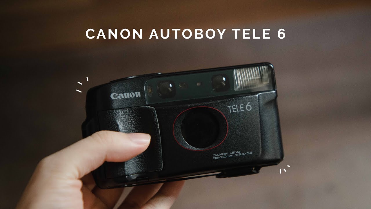 完動品】Canon Autoboy Tele 6 フィルムカメラ 動作確認済 完動品】Canon