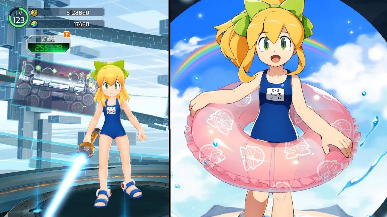 ロックマンX dive 夏休のロール プレイマット 非売品 ロックマンX DiVE