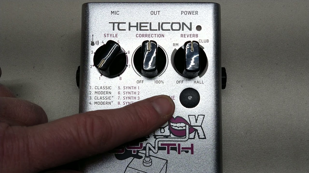 Tc helicon talk box synth review - YouTube