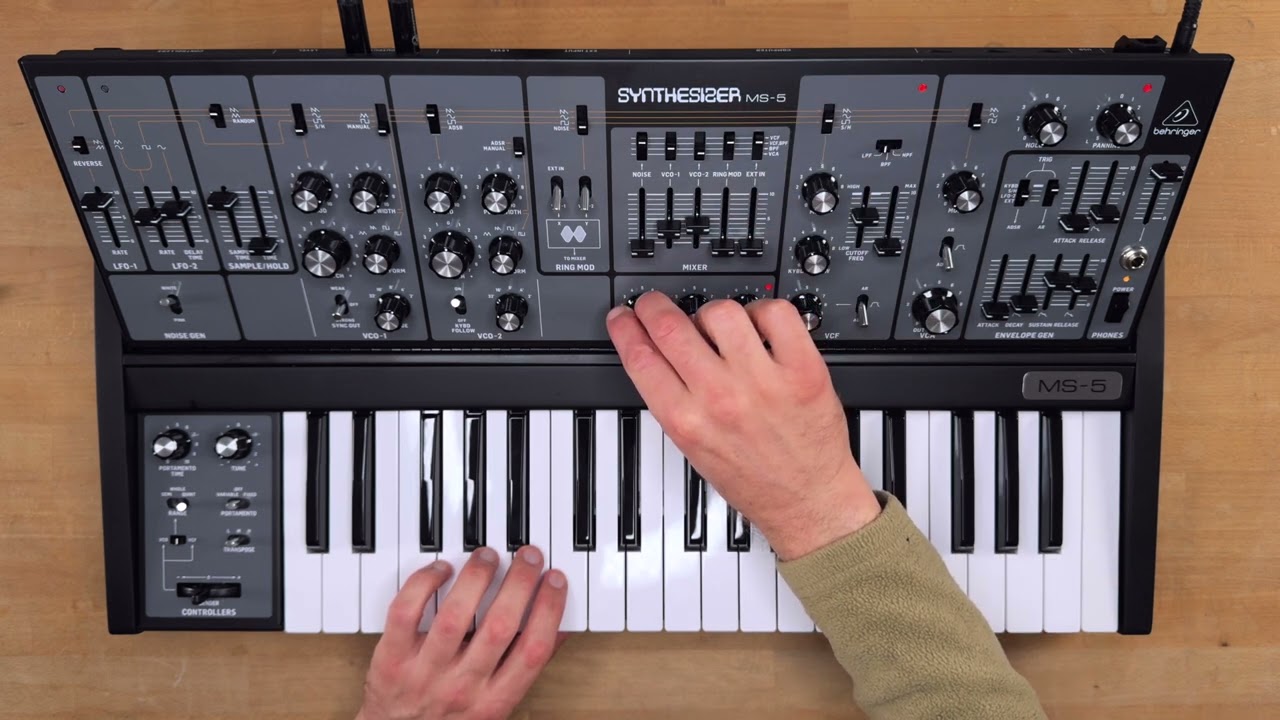 Behringer MS-5 Sound Demo (no talking) - YouTube