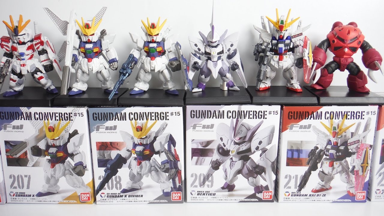 FW GUNDAM CONVERGE #15 全6種 開封 FW ガンダム コンバージ15
