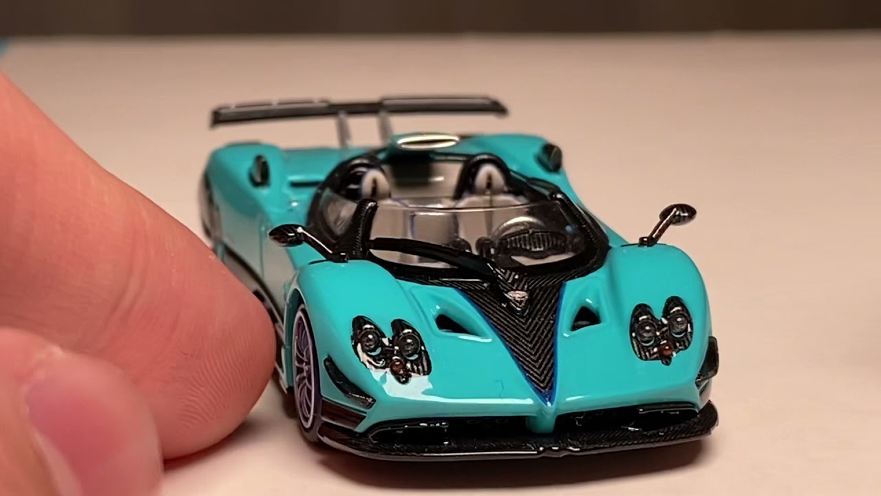 Pagani Zonda HP Barchetta 1:64 by LCD - YouTube