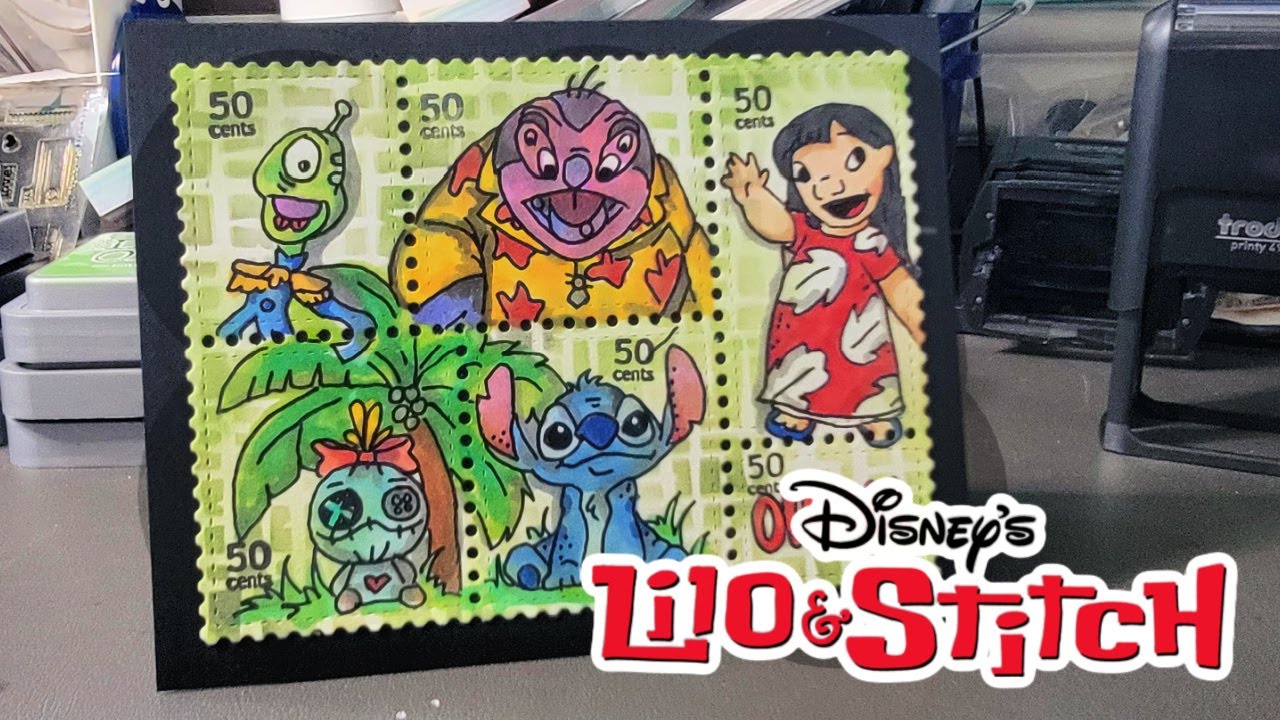 Disney Lilo & Stitch 刺繍コレクションカード全10種 Disney Lilo