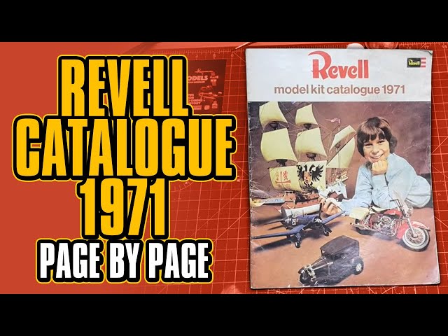 Revell Scale Model Kit 1971 Catalogue Page by Page HD (Vintage