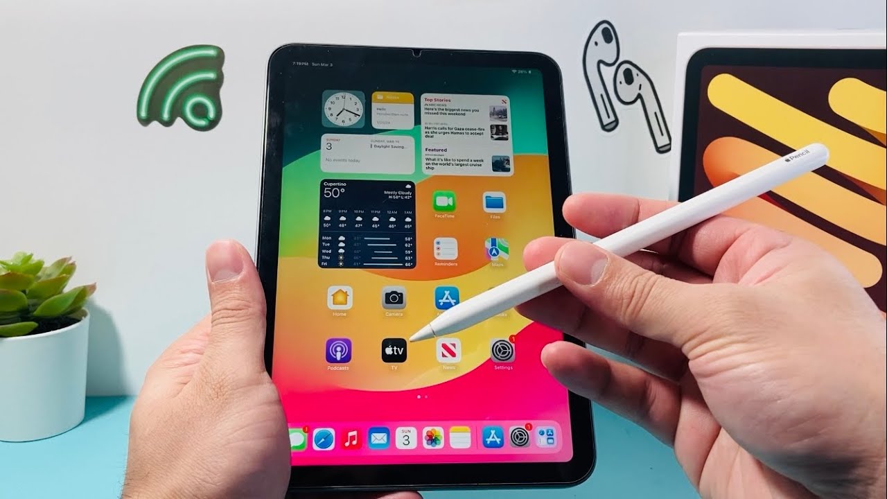 iPad Mini 6: How to Connect Apple Pencil 2nd Gen - YouTube