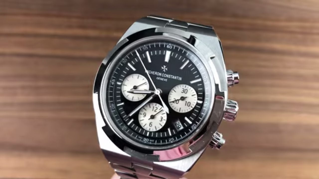 Vacheron Constantin Overseas Chronograph Black Dial 5500V/110A