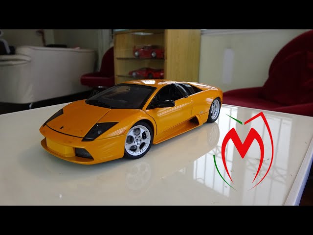 One of its kind Lamborghini Murcielago by Autoart 1/18 scale - YouTube
