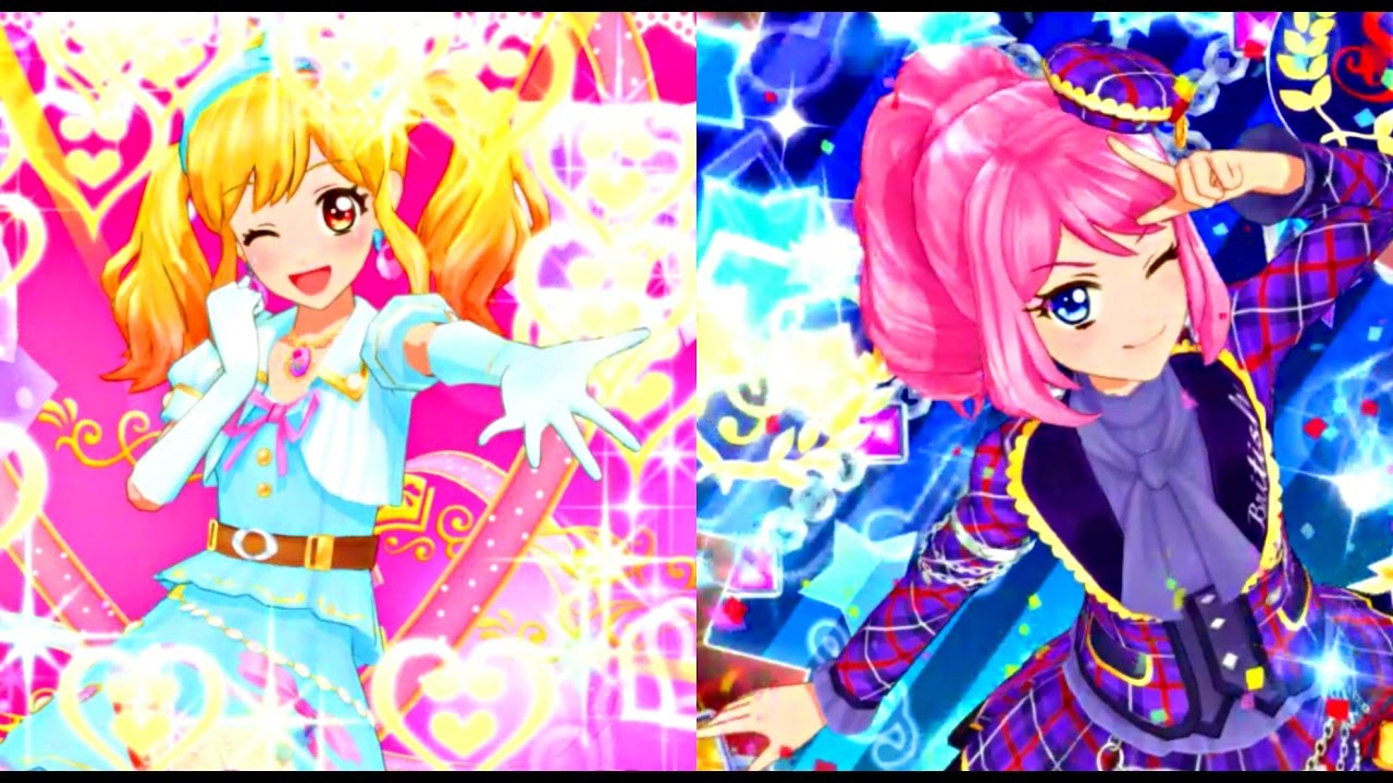 アイカツスターズ！ 虹野ゆめ 桜庭ローラ ブロマイド ゆめロラ アイ