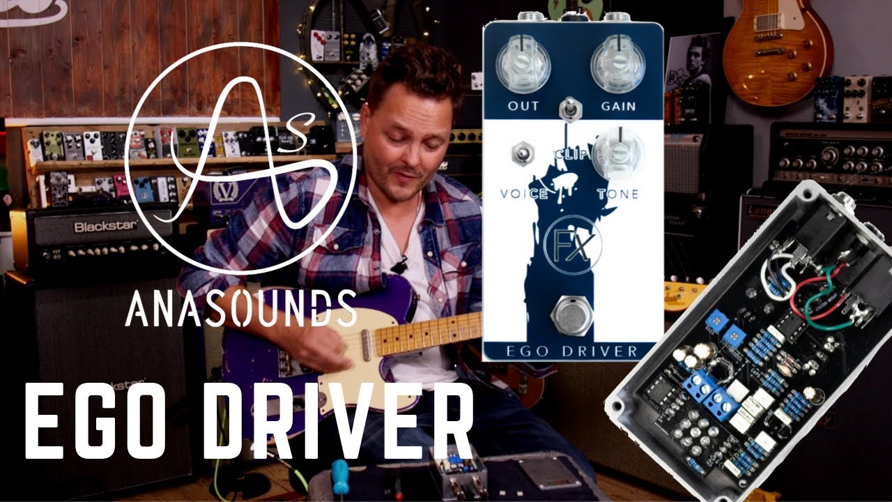 Anasounds EGO D ギター エフェクター オーバードライブ Anasounds EGO
