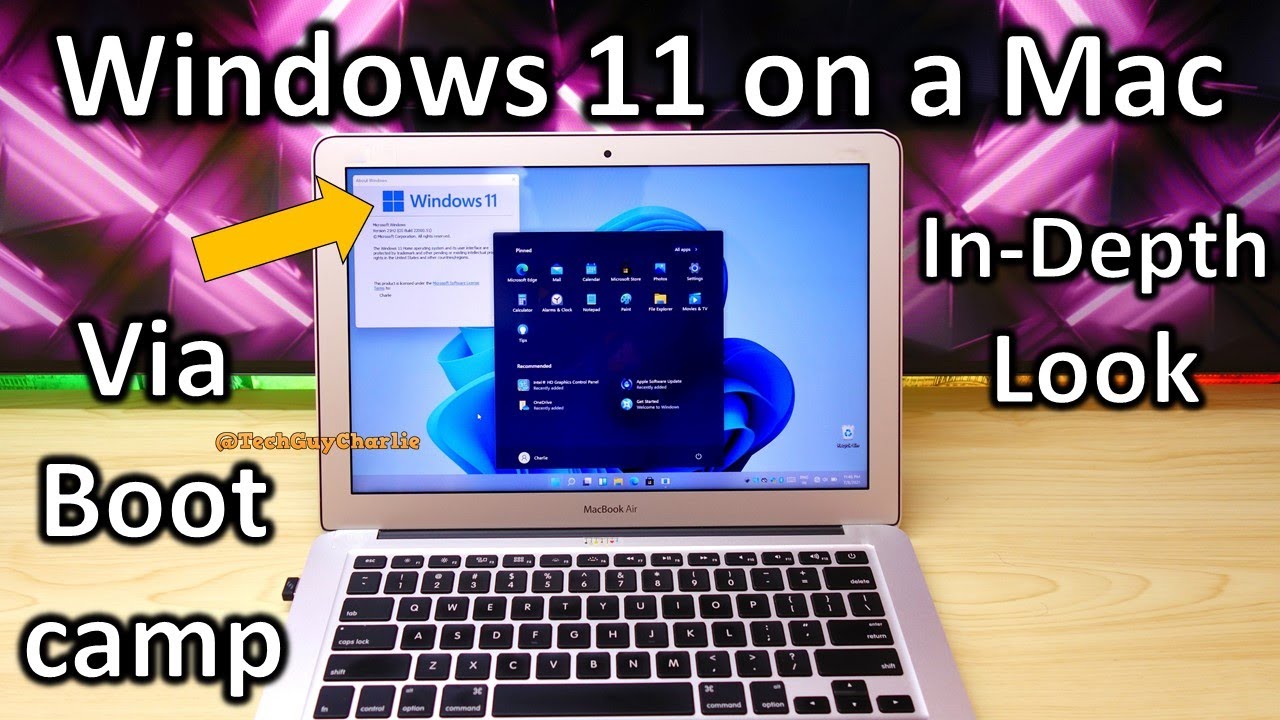 Windows 11 on a MacBook Air via Boot Camp (In-depth look and