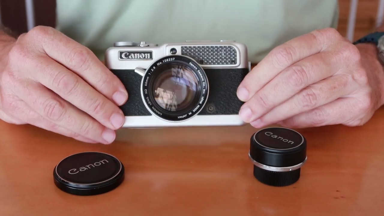 Canon Demi C, and interchangeable lens, half-frame camera - YouTube