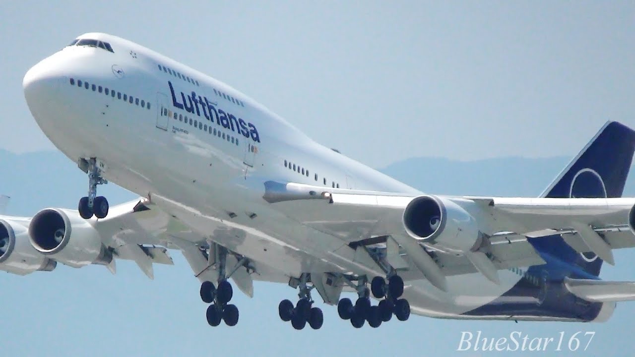 Lufthansa Aviationtag B747-400 レアなコンビ色 Lufthansa