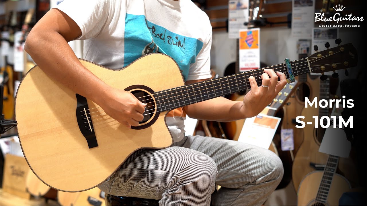 Blue Guitars - Morris / S-101M 南澤大介 Signature Model - YouTube