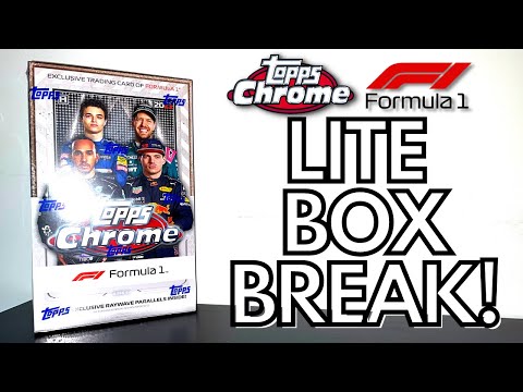 NEW TOPPS FORMULA 1 CHROME 2021 | F1 CHROME LITE HOBBY BOX BREAK