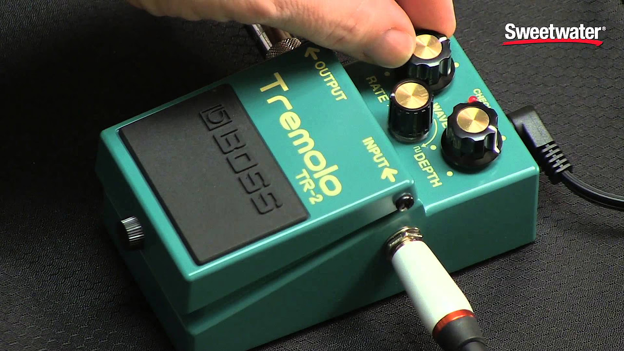 BOSS TR-2 Tremolo Pedal Review by Sweetwater - YouTube