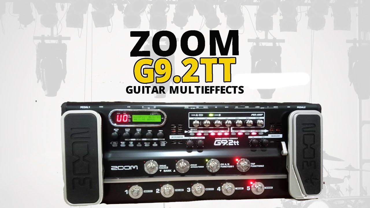 ZOOM G9.2tt Guitar Multieffects Demo - YouTube