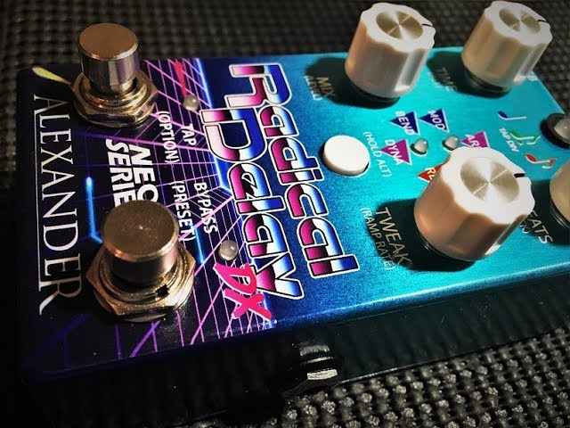 Alexander Pedals Radical Delay DX Demo - YouTube