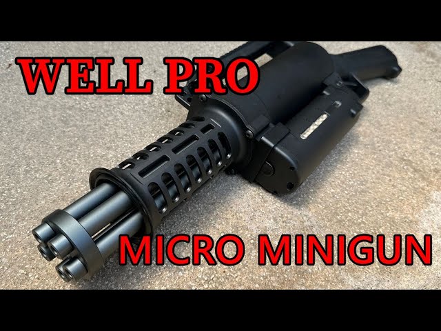 ぐ*り様 well pro マイクロミニガン M134 動作品 1部性能未確認 ぐ*り