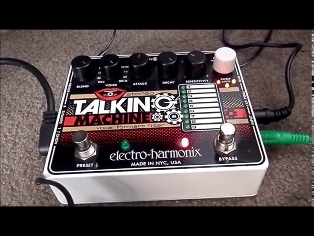 ElectroHarmonix Talking Machine - First look / novice demo - YouTube