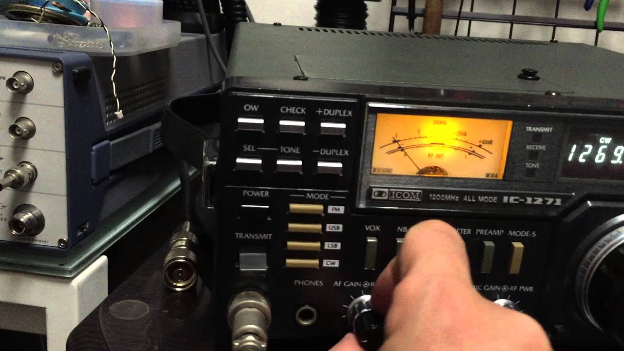 IC-1271 その2 修理完了 【2015/10/27】 - YouTube