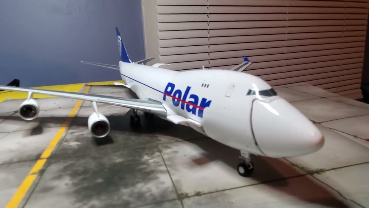 ポーラエアカーゴ 貨物機模型 B747-400F 1/200 ち Polar ポーラ航空