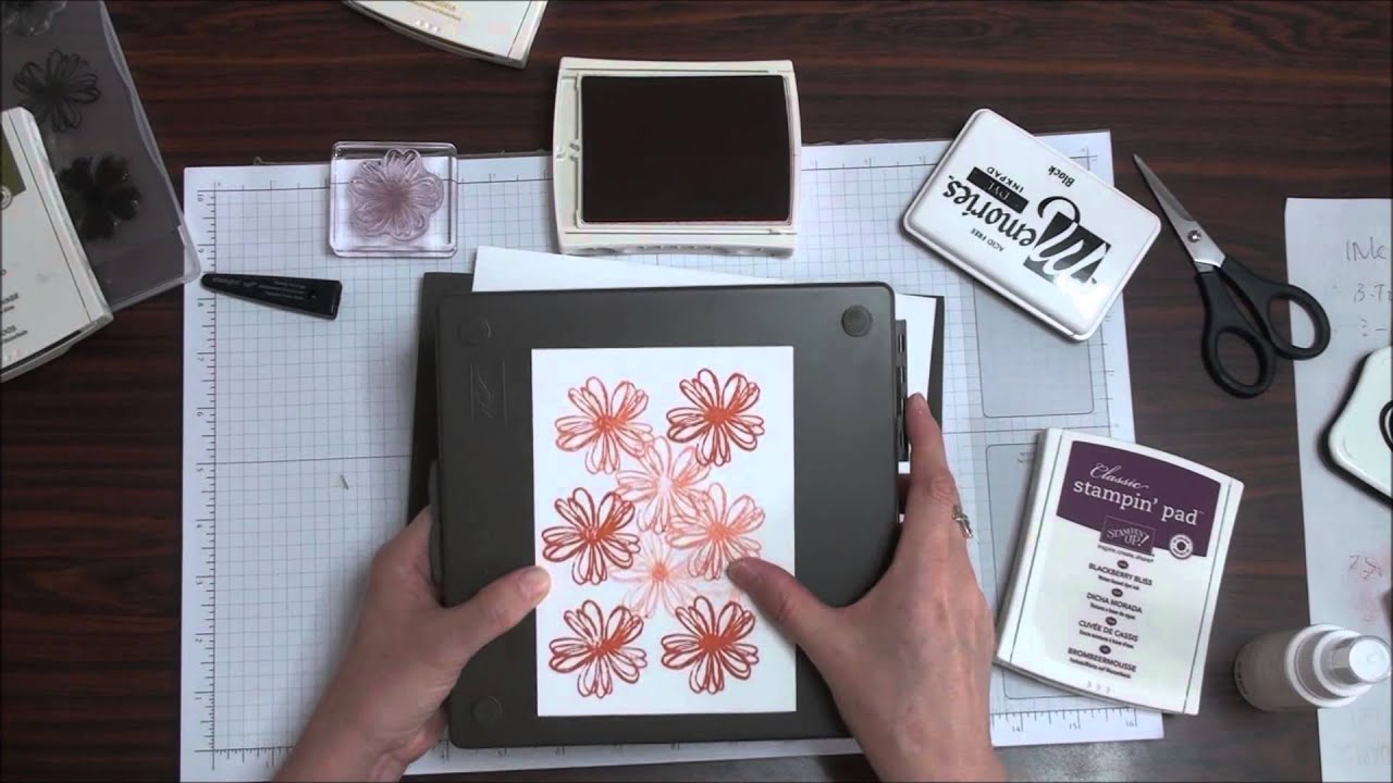 スタンピンアップ・スタンプのきれいな押し方とクリーニングByスタン