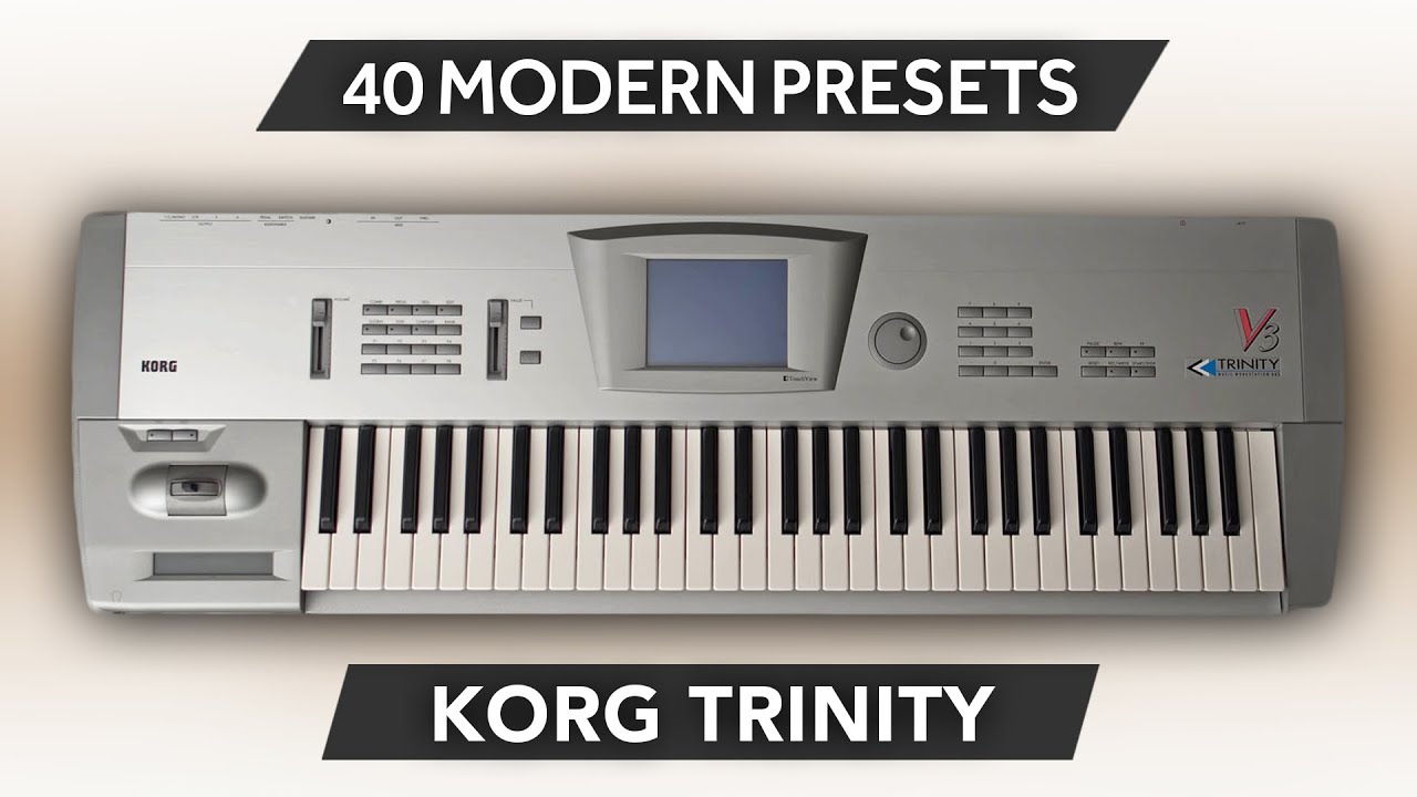 KORG TRINITY SERIES ♫ 40 Modern Sounds ▻ ALIVE! VOL.1 - YouTube
