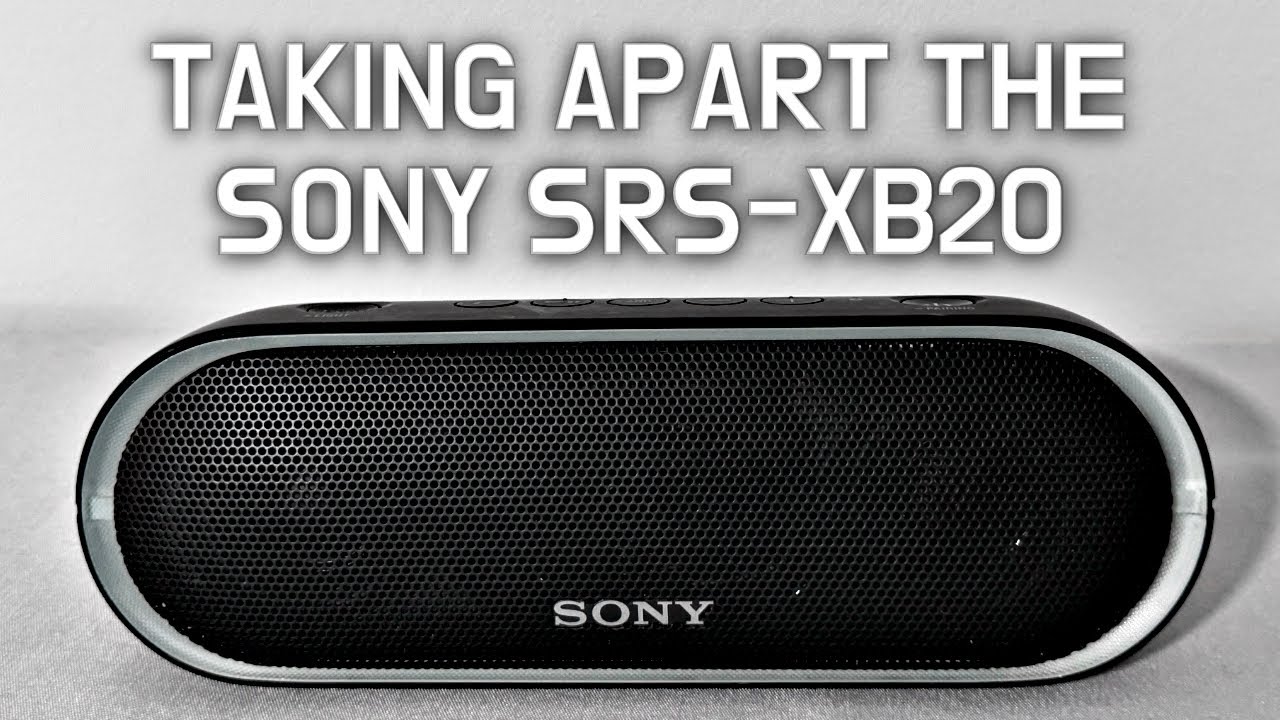 Sony SRS-XB20 Complete Teardown & Disassembly of Bluetooth Speaker