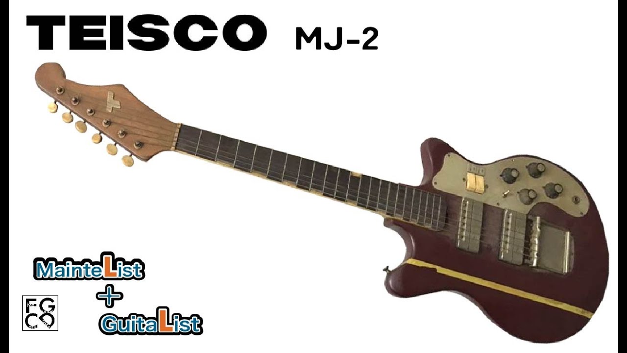 ホコリで薄汚れた1960年代ビンテージギターを綺麗にしました/ TEISCO