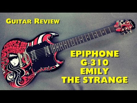 EPIPHONE G-310 EMILY THE STRANGE - Review Guitar 245$ - YouTube